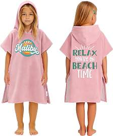 CalmyBEACH Badeponcho Kinder Poncho Handtuch -