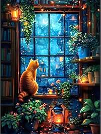 Camocin Art Diamond Painting Katze, 5D Kätzchen