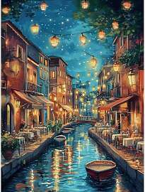 Camocin Art Diamond Painting Venedig, 5D Venedig