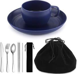 Camping Essentials Set, Homquen Camping Teller und 