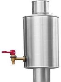 Camping-Holzofen-Schornsteinkessel aus 304