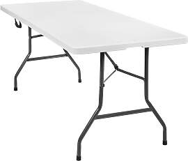 Camping Klapptisch 183x76x74cm - weiß