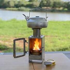 Camping-Tischkamin, kleiner Alkoholofen,