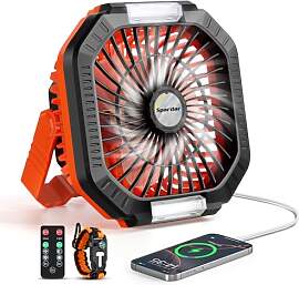 Camping Ventilator, 10000 mAh Ventilator