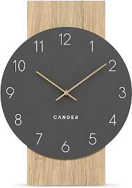 Cander Berlin MNU 2630 B Wanduhr lautlos 41 cm