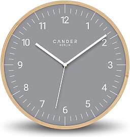 Cander Berlin MNU 8130 G Wanduhr Massivholz