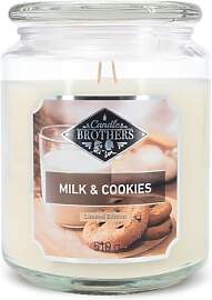 Candle-Brothers Große Duftkerze im Glas | Milk