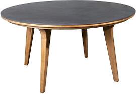 Cane-Line Aspect Gartentisch Ø144cm Teak/Keramik