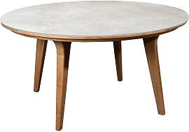 Cane-Line Aspect Gartentisch Ø144cm Teak/Keramik