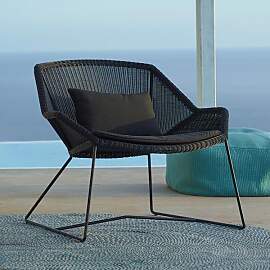 Cane-Line Breeze Loungesessel Stahl/Geflecht