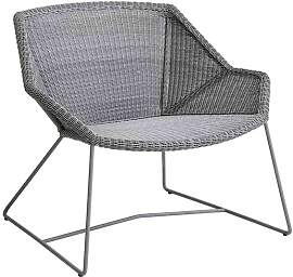 Cane-Line Breeze Loungesessel Stahl/Geflecht