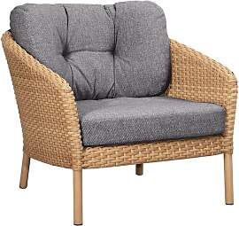Cane-Line Ocean Loungesessel Aluminium/Geflecht