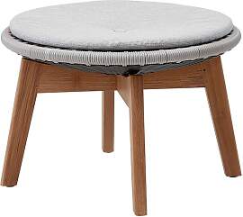 Cane-Line Peacock Hocker Teak/Geflecht