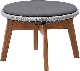 Cane-Line Peacock Hocker Teak/Geflecht
