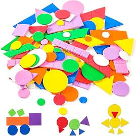 Canollo 245 Stück Moosgummi Geometrische Formen