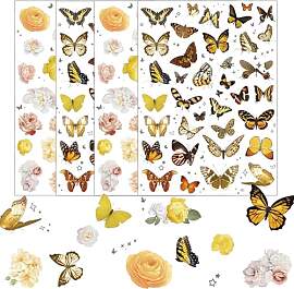 Canollo 4 Blätter Sticker Blumen und