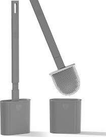Canvint Klobürste Silikon – Flexible WC Bürste 