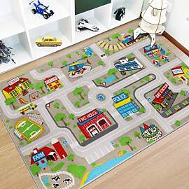 Capslpad Kinder Teppich Spielteppich für Kinder