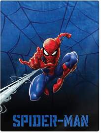 Carbotex Spiderman Decke Kuscheldecke 150x200cm