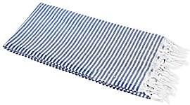 Carenesse Hamamtuch Streifen 90 x 180 cm blau 100% 
