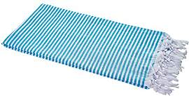 Carenesse Hamamtuch Streifen 90 x 180 cm türkis