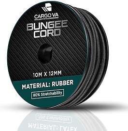 CargoVA Gummiseil 12mm 10m schwarz - Expanderseil