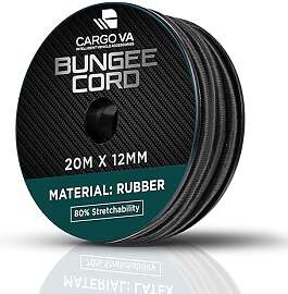 CargoVA Gummiseil 12mm 20m schwarz - Expanderseil