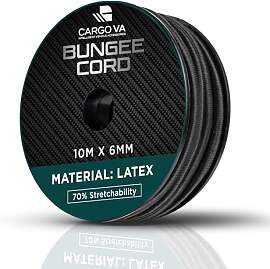 CargoVA Gummiseil 6mm 10m schwarz - Expanderseil