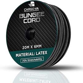 CargoVA Gummiseil 6mm 20m schwarz - Expanderseil