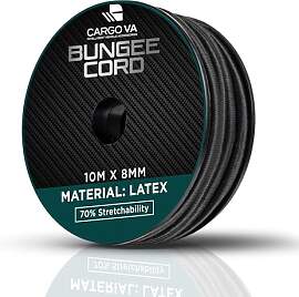 CargoVA Gummiseil 8mm 10m schwarz - Expanderseil