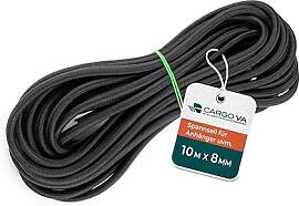 CargoVA Gummiseil 8mm 10m schwarz - Expanderseil