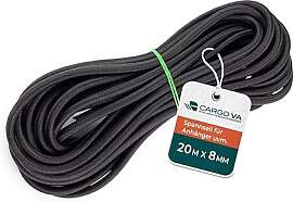 CargoVA Gummiseil 8mm 20m schwarz - Expanderseil