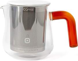 Carl Henkel ARCA X-Tract Glas Kaffeekanne mit