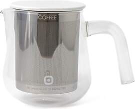 Carl Henkel ARCA X-Tract Glas Kaffeekanne mit