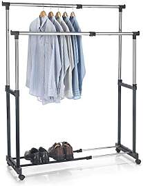 CARO-Möbel Garderobenwagen Rollgarderobe
