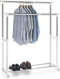 CARO-Möbel Garderobenwagen Rollgarderobe