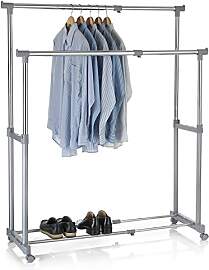 CARO-Möbel Garderobenwagen Rollgarderobe