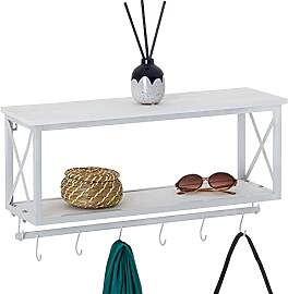 CARO-Möbel Wandgarderobe ARMANDO mit weißem
