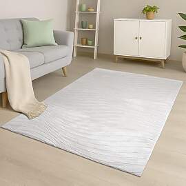 carpet city Teppich Wohnzimmer Kurzflor - 120x170