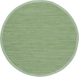 carpetfine Flickenteppich Kelim Chindi Uni rund
