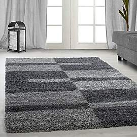 Carpetsale24 Hochflor Teppich 200 x 290 cm Grau