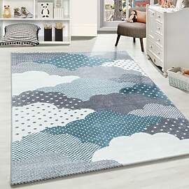 Carpetsale24 Kinderteppich Modern Wolken Design