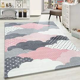 Carpetsale24 Kinderteppich Modern Wolken Design