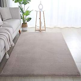 Carpetsale24 Rabbit Hochflor Teppich 140x200 cm