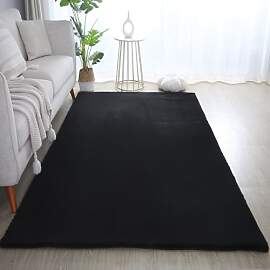 Carpetsale24 Rabbit Hochflor Teppich 140x200 cm