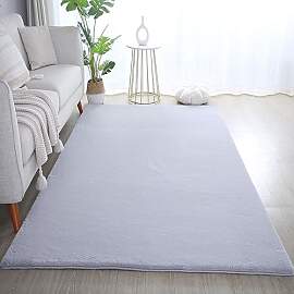 Carpetsale24 Rabbit Hochflor Teppich 140x200 cm