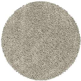 Carpetsale24 Shaggy Hochflor Teppich 120 cm Rund