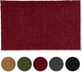 Carpido rutschfeste Kokosmatte - 60 x 90 cm Rot -