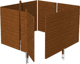 Carport-Geräteraum SKANHOLZ "Abstellraum