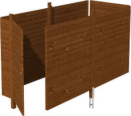 Carport-Geräteraum SKANHOLZ "Abstellraum